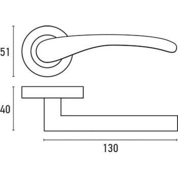 F.F. Group - Door Knob Rosetta Pair Gold Matte - 41034 F.F. Group - Door Knob Rosetta Pair Gold Matte - 41034