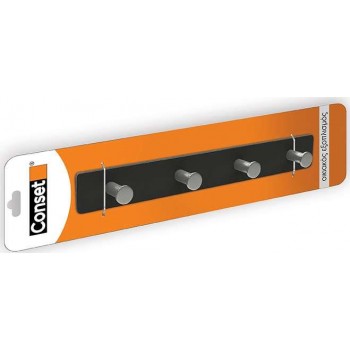 CONSET ΚΡΕΜΑΣΤΡΑ 4 ΘΕΣΕΩΝ ΣΑΓΡΕ ΓΚΡΙ C1151-S39S05 CONSET ΚΡΕΜΑΣΤΡΑ 4 ΘΕΣΕΩΝ ΣΑΓΡΕ ΓΚΡΙ C1151-S39S05