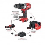 FLEX - STARTER PACK ΣΕΤ ΕΡΓΑΛΕΙΩΝ ΜΕ ΔΡΑΠΑΝΟΚΑΤΣΑΒΙΔΟ ΚΡΟΥΣΗΣ PD 2G 18.0-EC FC C + ΜΠΑΤΑΡΙΑ 2,5Ah +ΤΑΧΥΦΟΡΤΙΣΤΗ + ΕΡΓΑΛΕΙΟΘΗΚΗ -