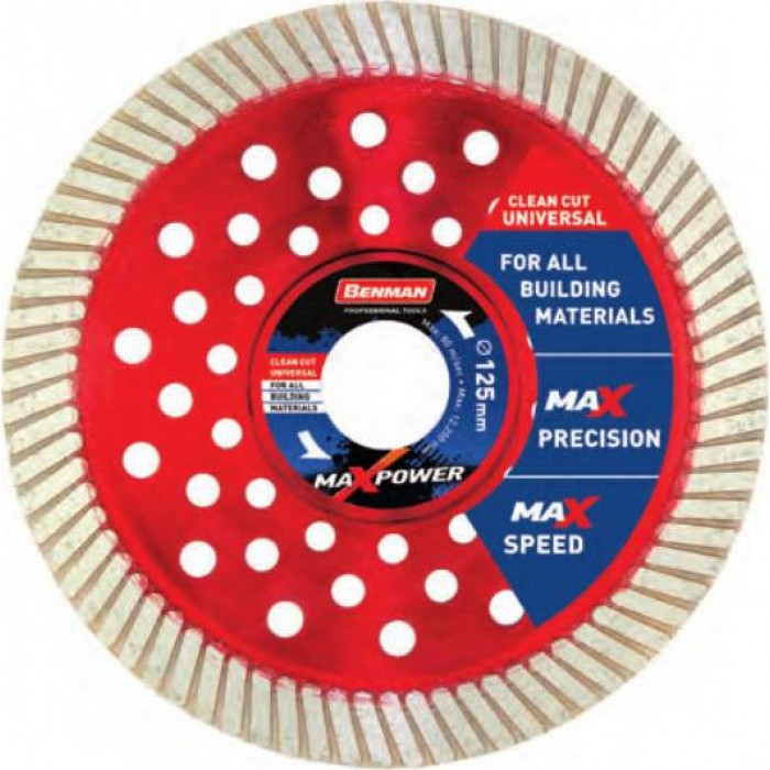 BENMAN ΔΙΑΜΑΝΤΟΔΙΣΚΟΣ MAXPOWER UNIVERSAL-TURBO 230x2.6mmx12w 74493 BENMAN ΔΙΑΜΑΝΤΟΔΙΣΚΟΣ MAXPOWER UNIVERSAL-TURBO 230x2.6mmx12w 74493
