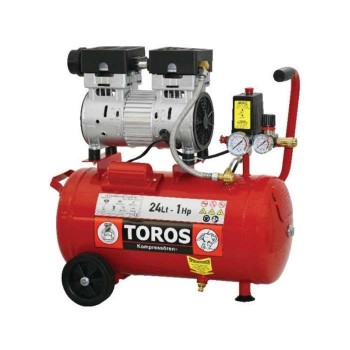 TOROS - Air Compressor 1Hp Oil Free/Silent 24 Lt - 40151