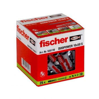 FISCHER - DUOPOWER 10X50 ΒΥΣΜΑ ΜΕ ΒΙΔΑ 25ΤΜΧ 555110
