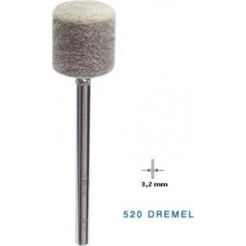 Dremel - 520 Σφουγγάρι Γυαλίσματος Εμποτισμένο 13.2x3.2mm με Άξονα - 2615052065