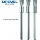 Dremel - 443 Συρματόβουρτσα για Δράπανο από Ανθρακούχο Χάλυβα Σετ 3ΤΜΧ - 26150443JA