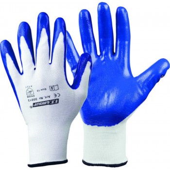 F.F. Group - Nitrile Working Gloves 8 - 30011