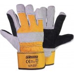 F.F. Group - Leather Gloves With Reinforcement - 30022