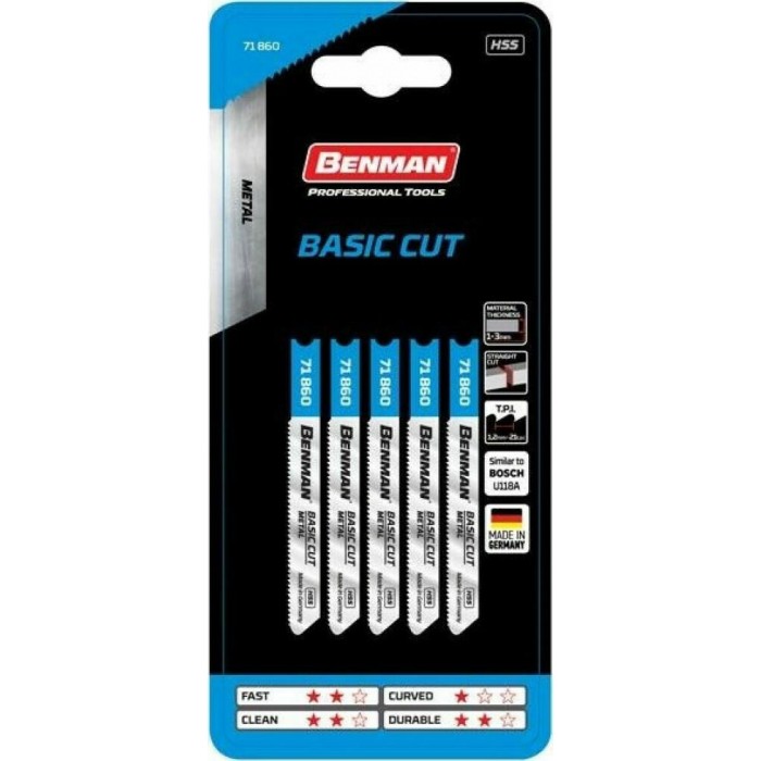BENMAN METAL SAWOLAME 5PCX 71860 BENMAN METAL SAWOLAME 5PCX 71860