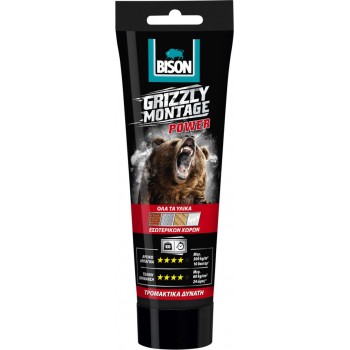 BISON GRIZZLY POWER MONTAZOCOLA WHITE 250gr