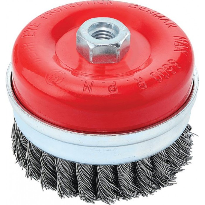 Benman - Wire-bursa Bell with Tresses for Corner Wheel 65mm M14 - 74317 Benman - Wire-bursa Bell with Tresses for Corner Wheel 65mm M14 - 74317