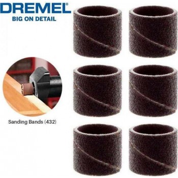 Dremel - 432 Ταινία λείανσης 13 mm μέγεθος κόκκων 120 6ΤΜΧ - 2615043232