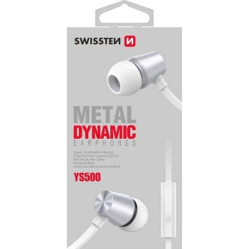 SWISSTEN - YS500 - ΑΚΟΥΣΤΙΚΑ ΜΕ ΜΙΚΡΟΦΩΝΟ - ΛΕΥΚΑ - 51107002 SWISSTEN - YS500 - ΑΚΟΥΣΤΙΚΑ ΜΕ ΜΙΚΡΟΦΩΝΟ - ΛΕΥΚΑ - 51107002