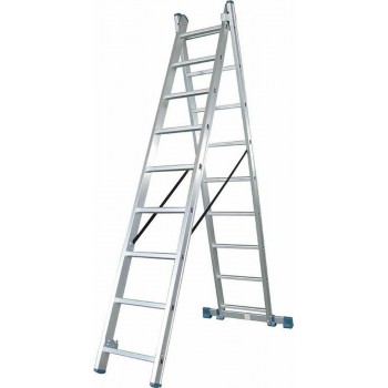 Bormann - BHL5120 Double Aluminum Ladder 2x7 - 029687