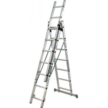 Bormann - BHL5100 Triple Aluminum Ladder 3x11 - 029663