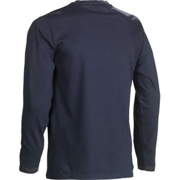 HEROCK - NOET T-SHIRT LONG SLEEVE NAVY HEROCK - NOET T-SHIRT LONG SLEEVE NAVY