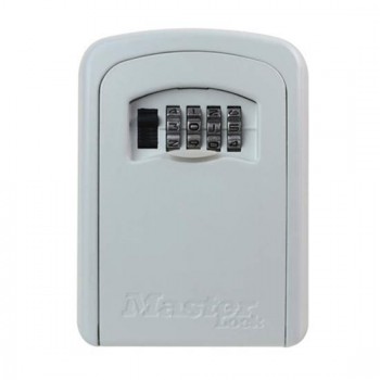 Master Lock - 5401EURDCRM Κλειδοθήκη Τοίχου Λευκή με Συνδυασμό 8.5x3.6x11.9cm - 540110112