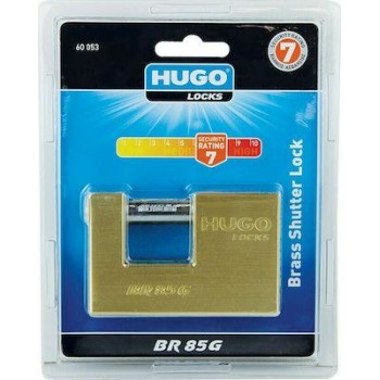 Hugo Locks - BR G 85 Λουκέτο Τάκος με 3 Κλειδιά Ορειχάλκινο - 60053