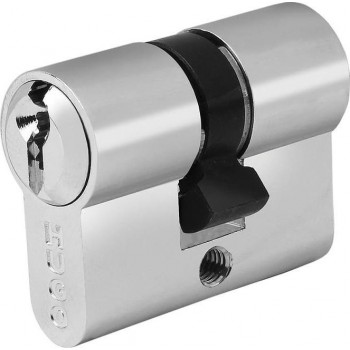 Hugo Locks - GR 2.5S Mini 40mm (20-20) με 3 Κλειδιά Ασημί - 60155