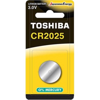 Toshiba - Cr2025 3V Lithium Watch Battery - 57299