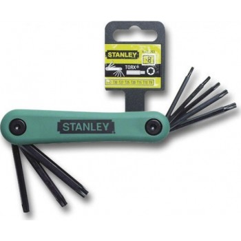 STANLEY - Set 8 Folding Keys Allen Torx - 4-69-263