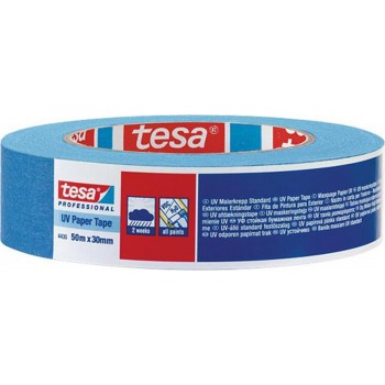 TESA UV Masking Tape 50m x 30 mm blue