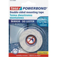 tesa® Powerbond MIRROR Double-Sided Tape - mirror tape, humidity-resistant  