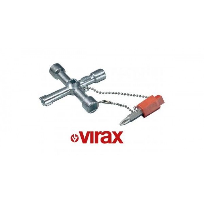 VIRAX - General purpose key with 6 ends - 261502 VIRAX - General purpose key with 6 ends - 261502