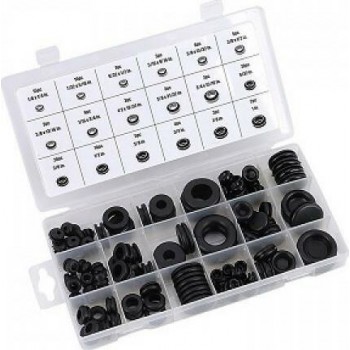TACTIX - RUBBER BANDS 0 -RING / RINGS & CUTES SET 125 PCS. IN PLASTIC CASE - 565051