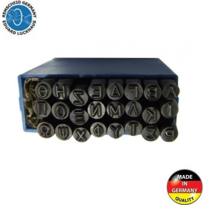 LETTERS BEATEN GREEK No 4mm (21050) LETTERS BEATEN GREEK No 4mm (21050)