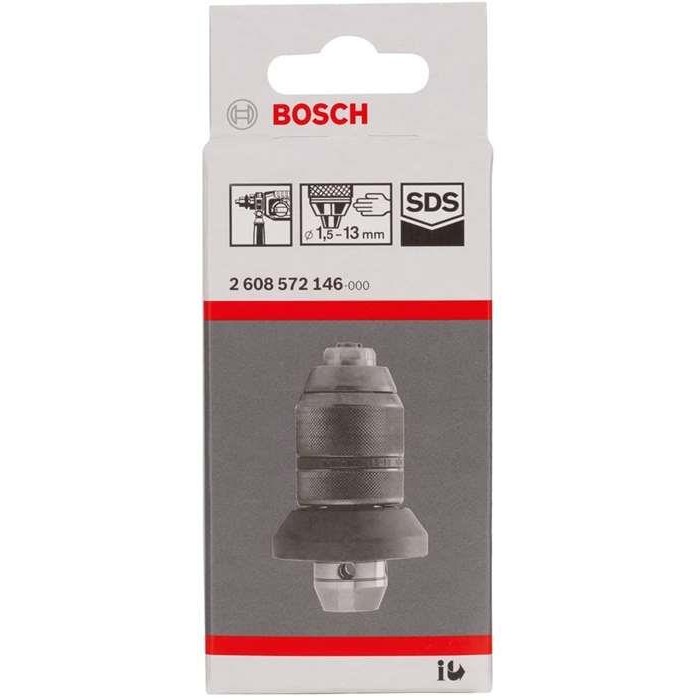 Bosch - Ταχυτσόκ χωρίς κλειδί με αντάπτορα έως 13 mm Sds-Plus για Gbh 3-28 Fe - 2608572146