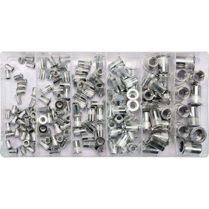 YATO YT-36460 ALUMINIUM THREADED RIVET SET 150PCX