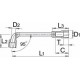 UNIOR - 176 Double Key "pipe" 22mm - 609118