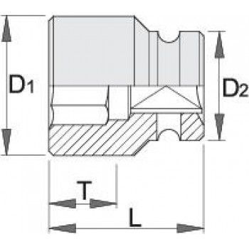 UNIOR - 232 IMPACT AIR WALNUT 3/4 UNIOR - 232 IMPACT AIR WALNUT 3/4