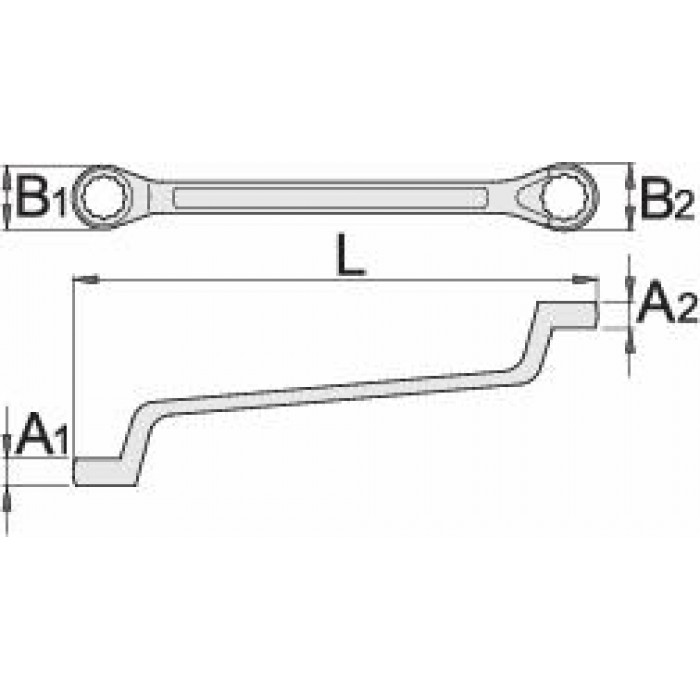 UNIOR - 180/1 ΚΥΡΤΟ ΠΟΛΥΓΩΝΟ 27x29 335mm - 600532