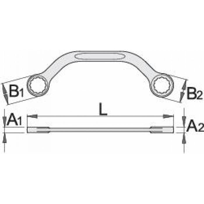 UNIOR - 200 Crescent Polygon key 19x22mm - 600676