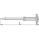 UNIOR - 670/A HS Needle Hexagon with protective handle N18 300mm - 608490