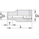UNIOR - 190/1 Καρυδάκι 1/2inch Ν32 46mm - 600872