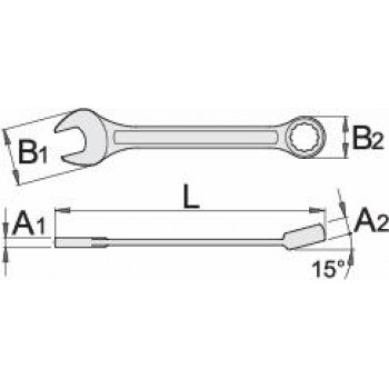 UNIOR - 125 Germanopolygono short 23mm - 602089