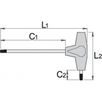 UNIOR - 193HX Κλειδί ALLEN με λαβή ΤΑΦ εξάγωνο N3 155mm - 607162
 UNIOR - 193HX Κλειδί ALLEN με λαβή ΤΑΦ εξάγωνο N3 155mm - 607162