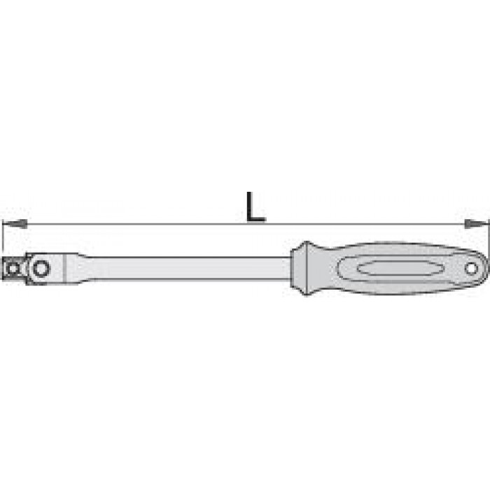 UNIOR - 190.2/BI Rotating mannel 1/2" 380mm - 611899 UNIOR - 190.2/BI Rotating mannel 1/2" 380mm - 611899