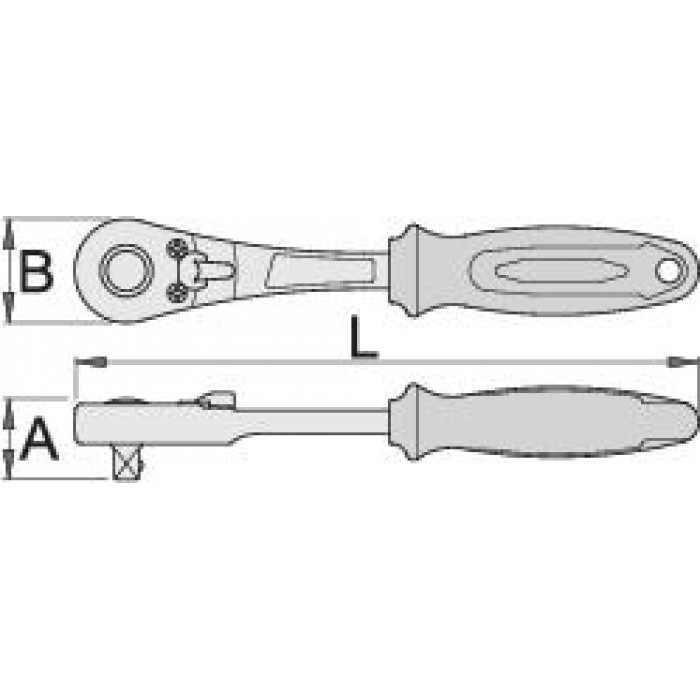 UNIOR - 238.1/1ABI Inverted Chestnut Bi 3/8" 200mm - 612501