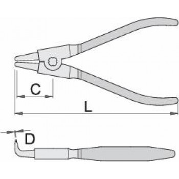 UNIOR - 534PLUS Κυρτό εξωτερικό ασφαλειοτσίμπιδο 166mm - 621197 UNIOR - 534PLUS Κυρτό εξωτερικό ασφαλειοτσίμπιδο 166mm - 621197