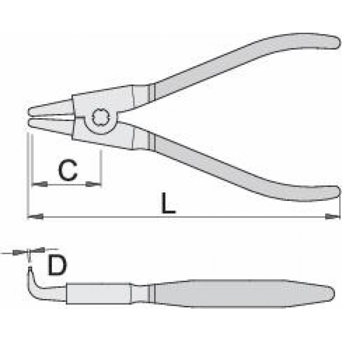 UNIOR - 534PLUS Κυρτό εξωτερικό ασφαλειοτσίμπιδο 166mm - 621197 UNIOR - 534PLUS Κυρτό εξωτερικό ασφαλειοτσίμπιδο 166mm - 621197