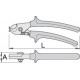 UNIOR - 580/BI Cable Scissors 170mm - 609238