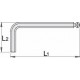 UNIOR - 220 Εξάγωνο μακρύ κλειδί ALLEN με μπίλια N6 38x186mm - 608530 UNIOR - 220 Εξάγωνο μακρύ κλειδί ALLEN με μπίλια N6 38x186mm - 608530