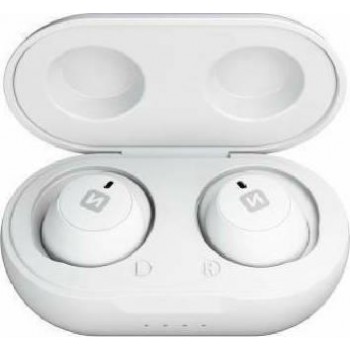 Swissten - Stonebuds In-ear Bluetooth Handsfree Ασύρματα Ακουστικά Λευκά - 54100100
