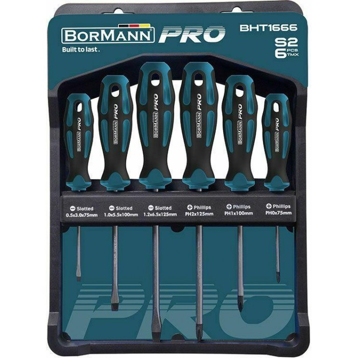 Bormann - Set screwdrivers BHT1666 6pcs - 036616 Bormann - Set screwdrivers BHT1666 6pcs - 036616