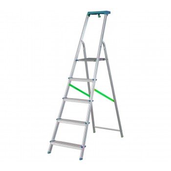 Bormann - BHL9020 Aluminum Ladder 4+1 Stairs - 044765