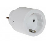 Lineme - Single External Wi-Fi Power Outlet with White Switch - 22-00604
