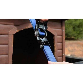Master Lock - 4359DAT Car Luggage Belt with Chestnuts for Loads up to 800kg Blue 6mX35mm - 435900112 Master Lock - 4359DAT Car Luggage Belt with Chestnuts for Loads up to 800kg Blue 6mX35mm - 435900112