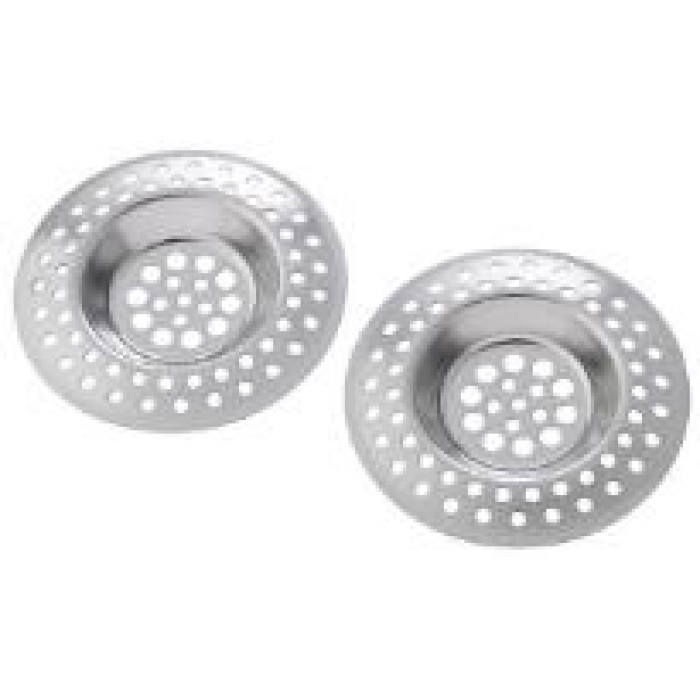 WENKO - INOX MATT SINK GARBAGE COLLECTOR F7 2PCS - 493030121 WENKO - INOX MATT SINK GARBAGE COLLECTOR F7 2PCS - 493030121